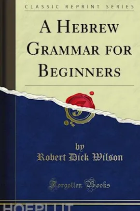 A Hebrew Grammar for Beginners