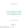 Citazioni non autorizzate