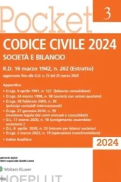 Codice Civile 2024 - Società e Bilancio
