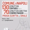 Concorso comune di Napoli 140 Istruttori tecnici e 111 istruttori direttivi tecnici