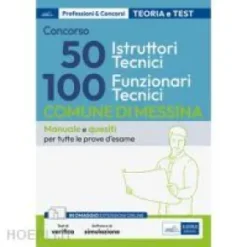 CONCORSO 50 istruttori tecnici e 100 Funzionari tecnici comune di Messina
