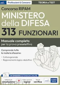 Concorso RIPAM - Ministero della Difesa - 313 Funzionari