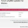 Forum phpBB3 updaten für Blödies