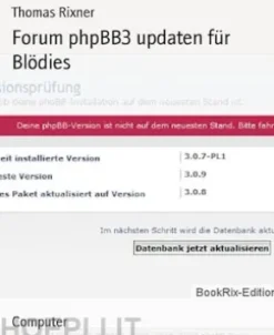 Forum phpBB3 updaten für Blödies
