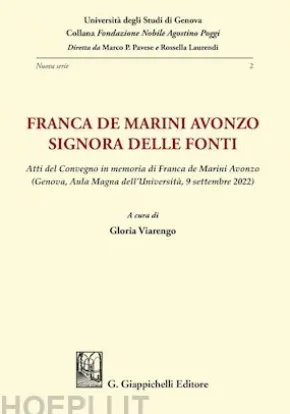 Franca de Marini Avonzo. Signora delle fonti - e-Book