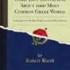 Greek-English Word-List Containing About 1000 Most Common Greek Words