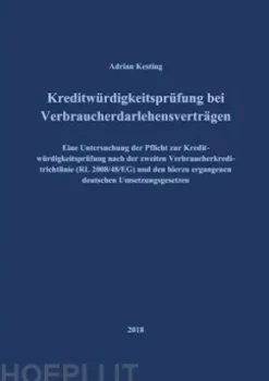 Kreditwürdigkeitsprüfung bei Verbraucherdarlehensverträgen
