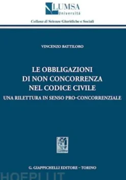 Le obbligazioni di non concorrenza nel codice civile