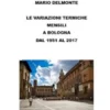 Le variazioni termiche mensili a Bologna dal 1951 al 2017