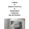 L'indice Di Umidita' Effettiva Di Thorntwaite a Bologna Nel Settecento