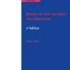 Manuel de droit européen des assurances