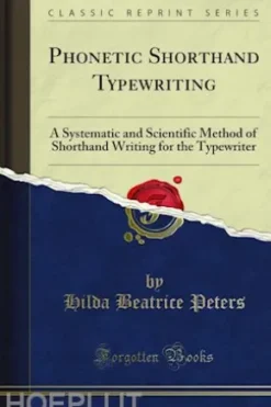 Phonetic Shorthand Typewriting