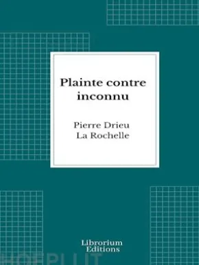 Plainte contre inconnu