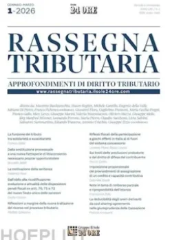RASSEGNA TRIBUTARIA 1/2026