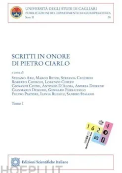 Scritti in onore di Pietro Ciarlo - III Tomi Indivisibili