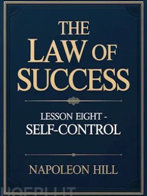 THE LAW OF SUCCESS Lesson Eight SELF-CONTROL